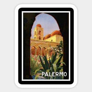 PALERMO ITALY VINTAGE DESIGN Sticker